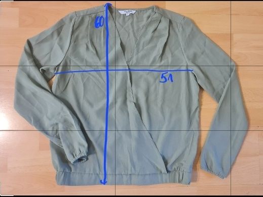 Camasa vaporoasa, verde menta