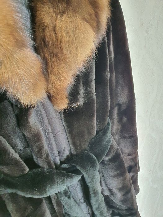 Шуба стриженная норка S-M
