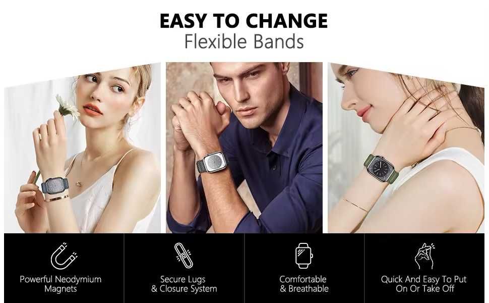 Стъклен протектор с лесно поставяне за Apple Watch Ultra 1 | 2 | 3