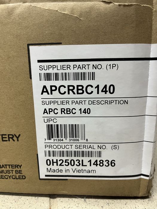 Baterii UPS APCRBC140