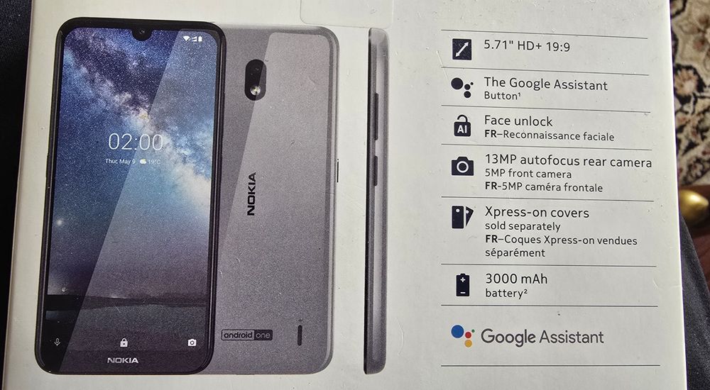 Продавам Nokia 2.2 16/2 GB за части, здрав дисплей