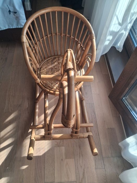 Balansoar copii calut din ratan natural