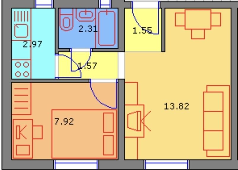Apartament 2 camere – 32 mp – Etaj 3 – Reabilitat – Sector 4