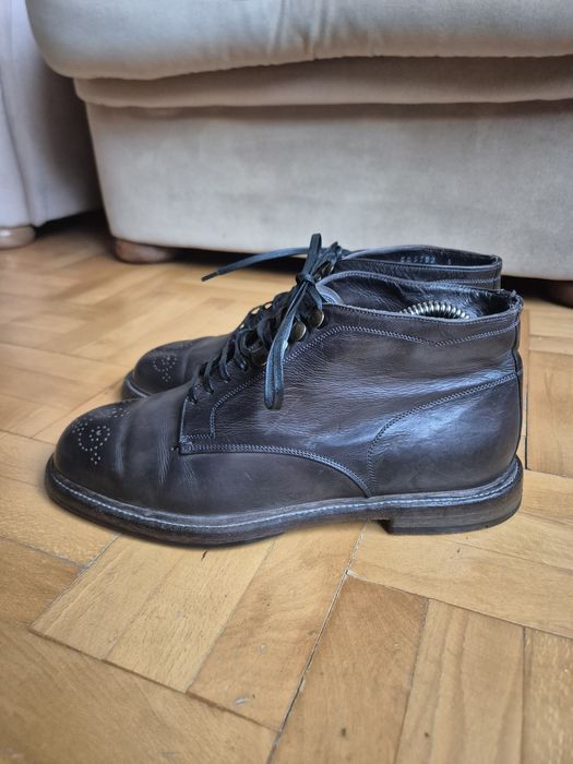 Ghete lux Dolce & Gabbana, Brogue Piele, Made in Italy, Bărbați - 40