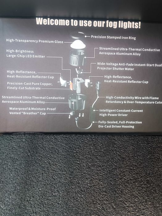 Faruri Anticiața cu Lupa,bi led ce T4 2996-2003,