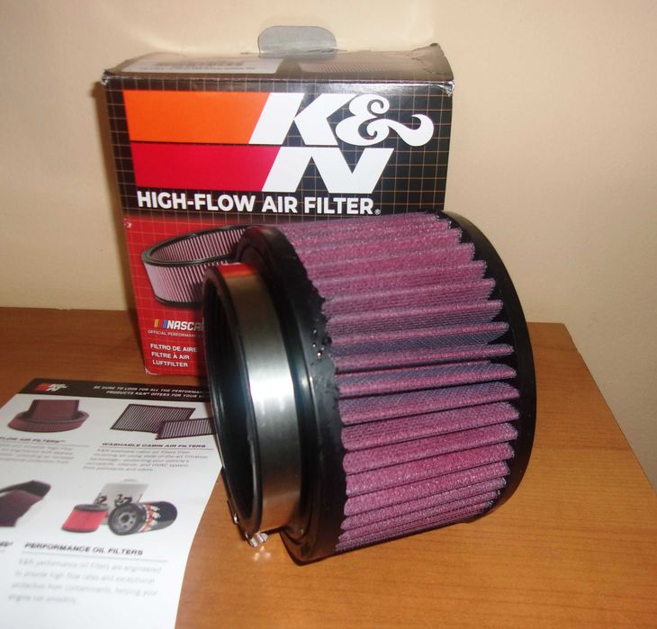 Спортен филтър K&N-оригинал, отвор 89мм, нов, промоция!