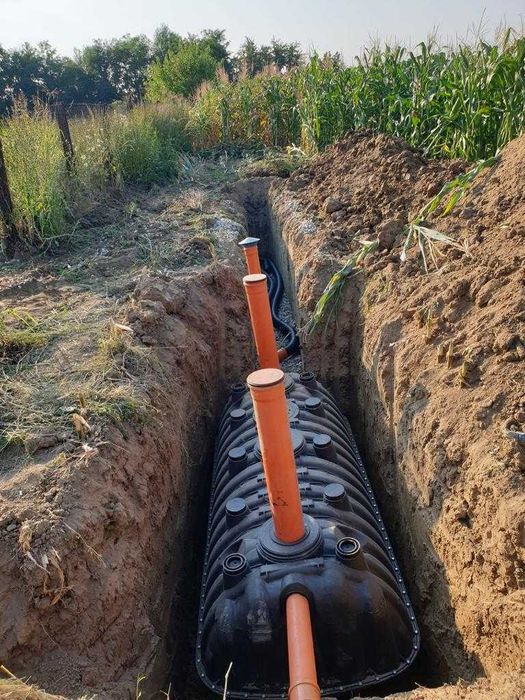 Fosa septica tricamerala cu montaj Ialomita 1500l-2500l-3000l-5000l