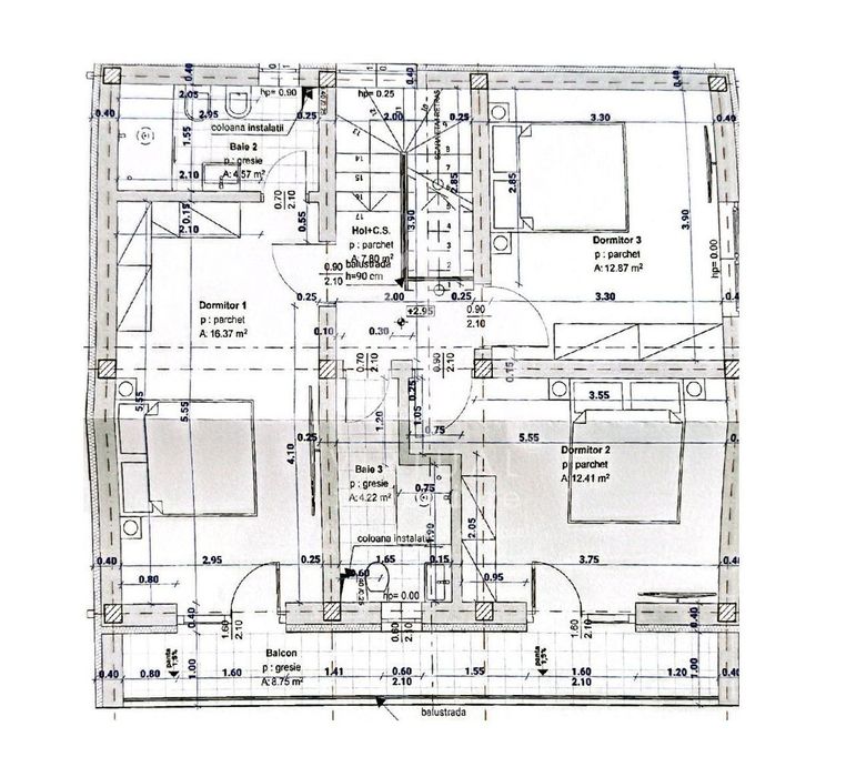 Casa individuala cu 4 camere, 117mp utili, teren 350mp, Turnisor