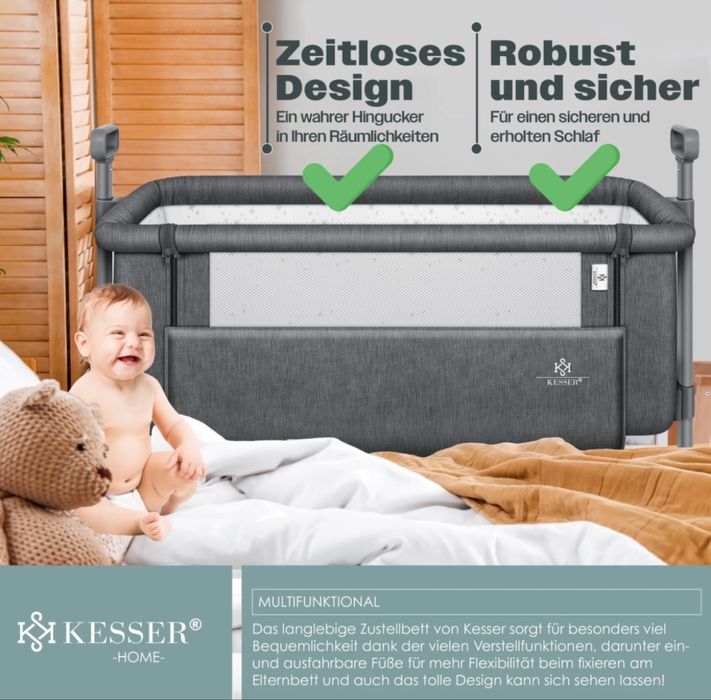 KESSER® допълнително легло Hubi 3-в-1