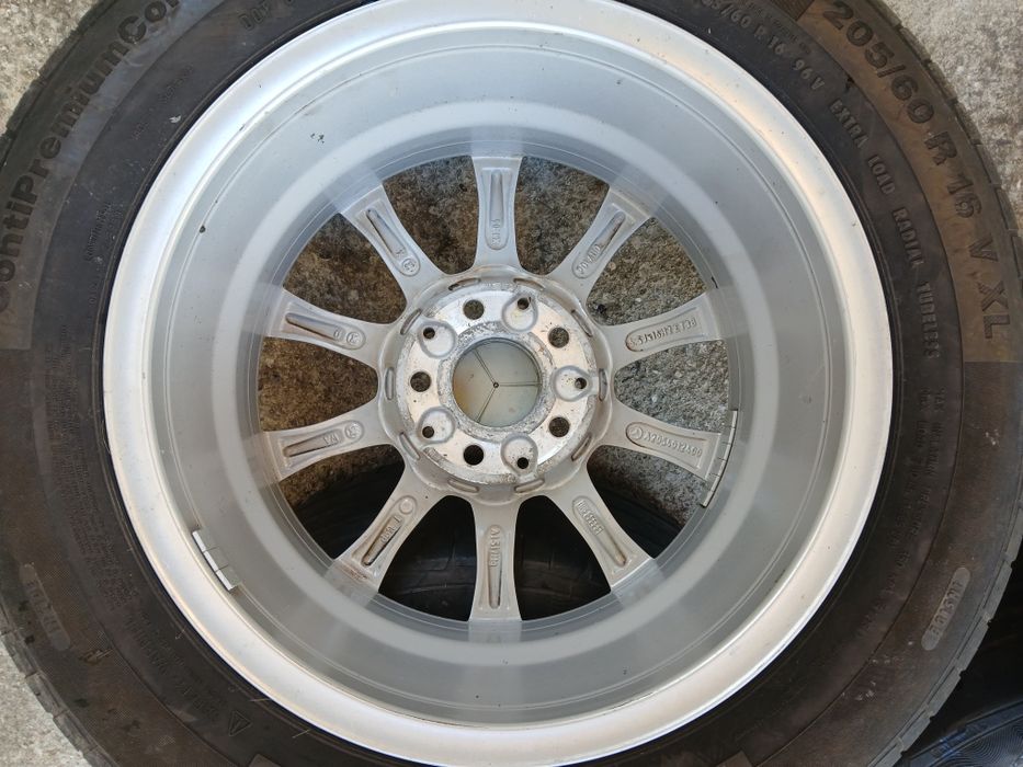 Оригинални Алу джанти 16цола за Mercedes w211-w212-E-class.w205.c-class.w204-5×112.Vito.viano