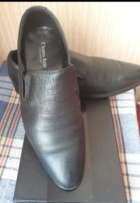 Ботинки мужские кожаные