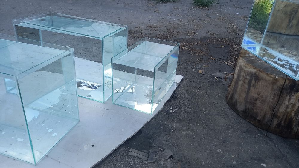 Аквариумы  разные новые