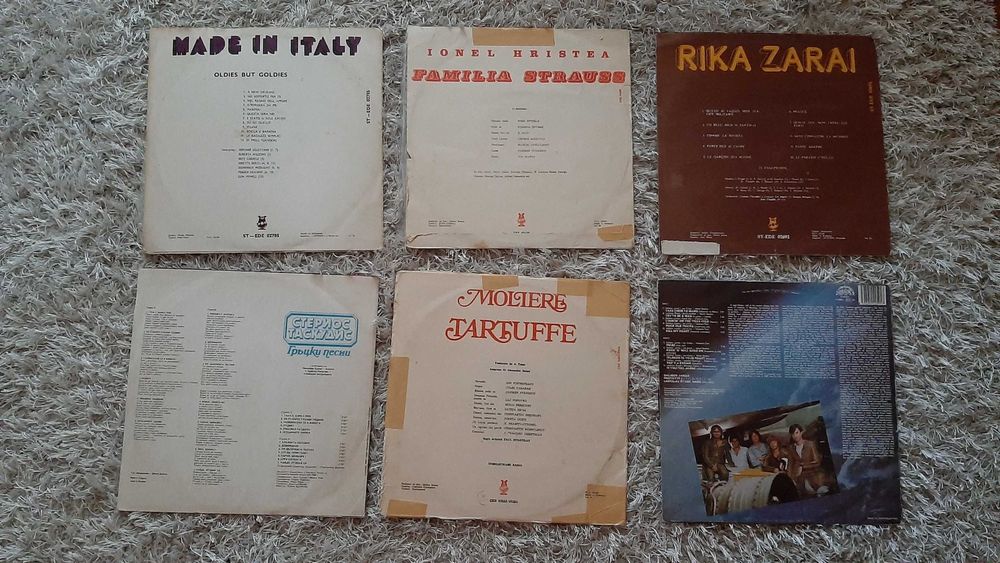 colectie discuri vinyl Electrecord Supraphone muzica pickup Tesla