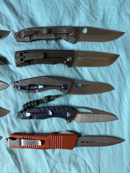 Briceag Microtech, Spyderco, Rockstead, Chaves