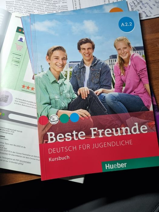 Книги по немецкому языку Hueber, Klett. Уровни от A1 до В2.1.