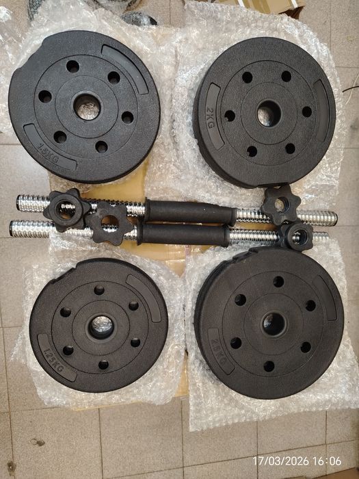 Гири (дъмбели) от 1,25 до 15кг всяка