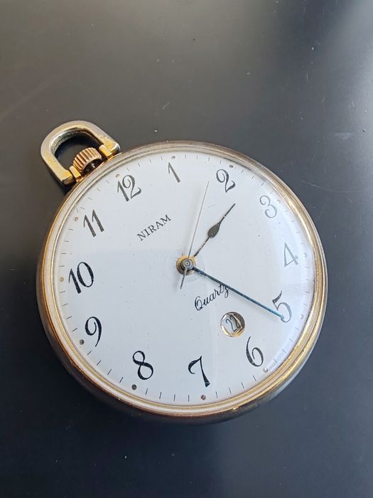 Ceas de buzunar Niram Calendar Quartz Ronda 42 mm