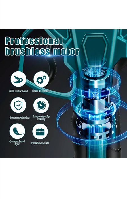 Foarfeca electrica grădinărit compatibil acumulatori Makita