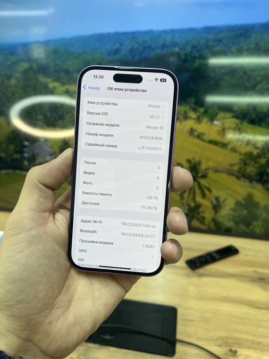 Телефон iPhone 16 EAC