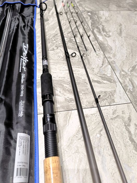 Lanseta Feeder ROBINHAN Dexter 3.9m,60-180g + Mulineta ELITE 6000