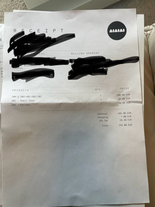 Casti modulare DJ AIAIAI TMA-02 S-02-H02-E02-CO2 nu sennheiser