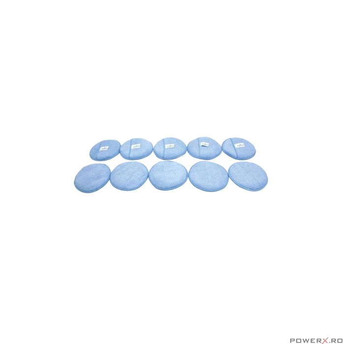 Set 10 bureti, microfibra, pentru curatat, lustruit cu ceara, Satra