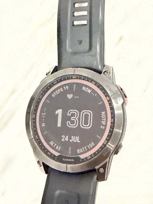 Garmin Fenix 7X Solar 51 mm, GPS, Wi-Fi, Slate Gray, autonomie 25+ zile