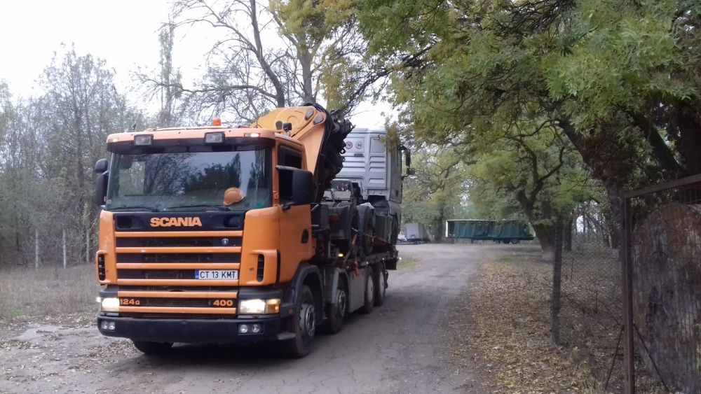 Inchirieri Camion Macara HIAB/Stivuitoare/Cilindru Compactor/Generator