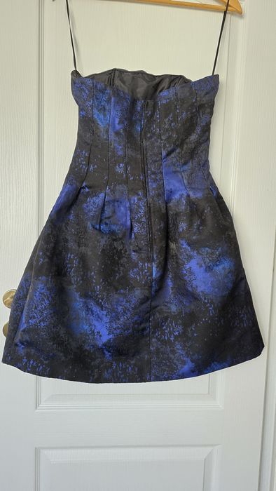 Rochie mini cu corset si buzunare, H&M, 38