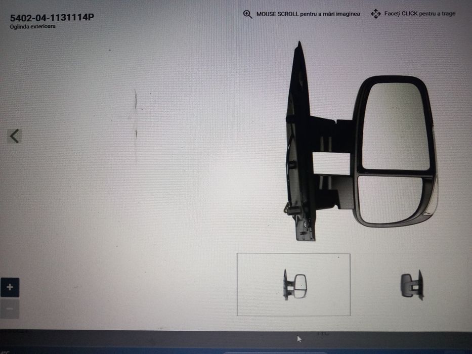 Oglinda noua manuala iveco daily dupa 2014