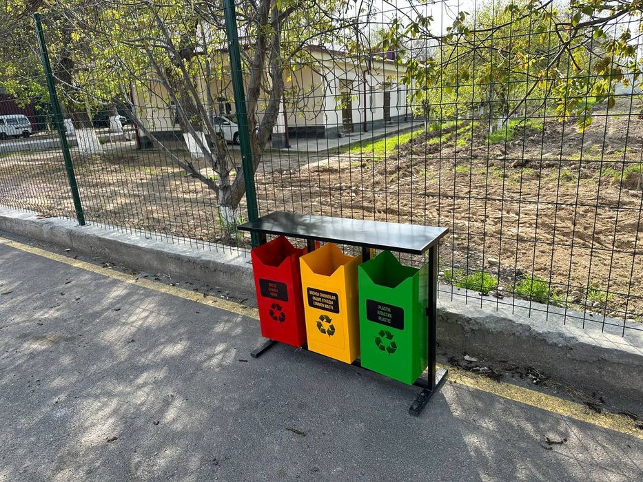 Уличные мусорные урны 1-2-3-4-х секционные