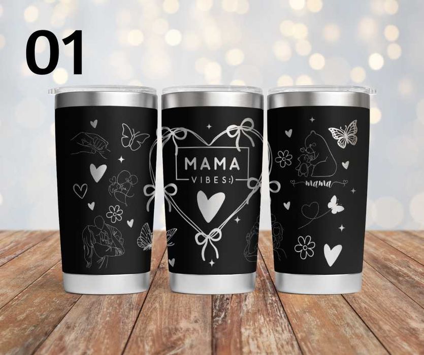 Персонализиран подарък - гравиран термос с уникален дизайн по поръчка