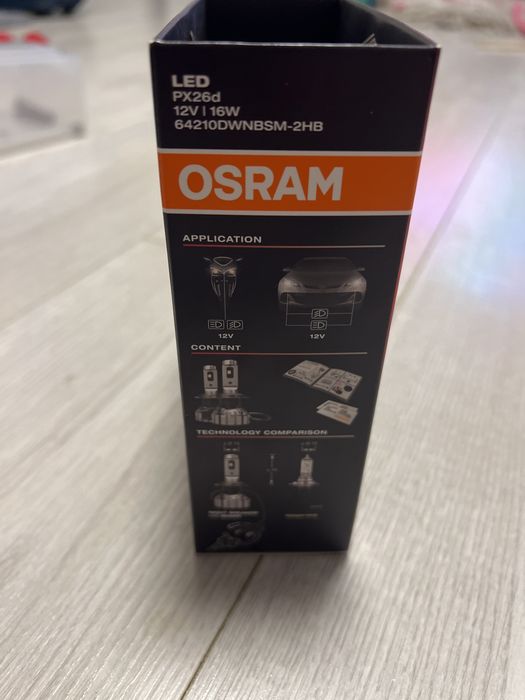 Set becuri led H7 Osram legale