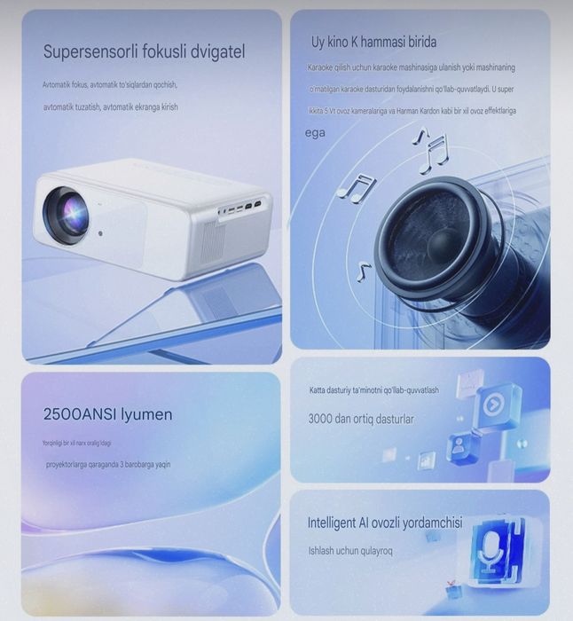 Proyektor X6 Pro Full HD