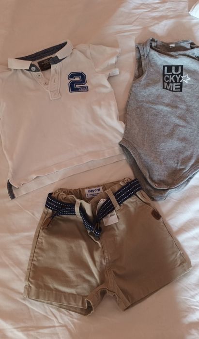 Tricouri si pantaloni scurti pt bebe