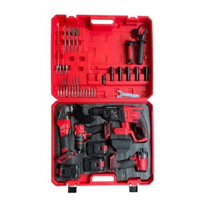 4в1  акумулаторен перфоратор/ъглошлайф /гайковерт/винтоверт 36V8Ah