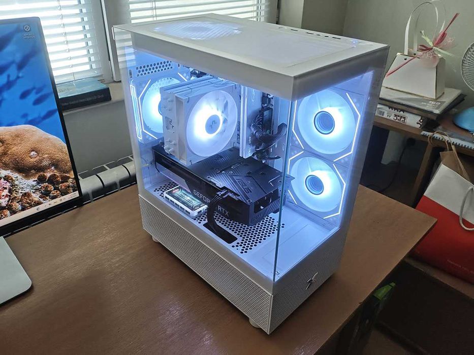 Геймърски компютър, Rtx 3060Ti, Ryzen 5600x, 32gb Ram, 1tb Nvme ssd