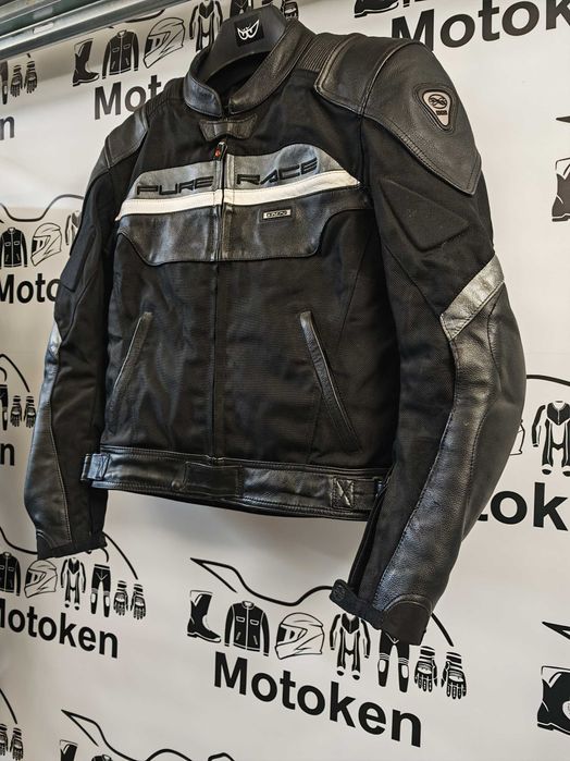 Costum moto piele/textil IXS marime 50