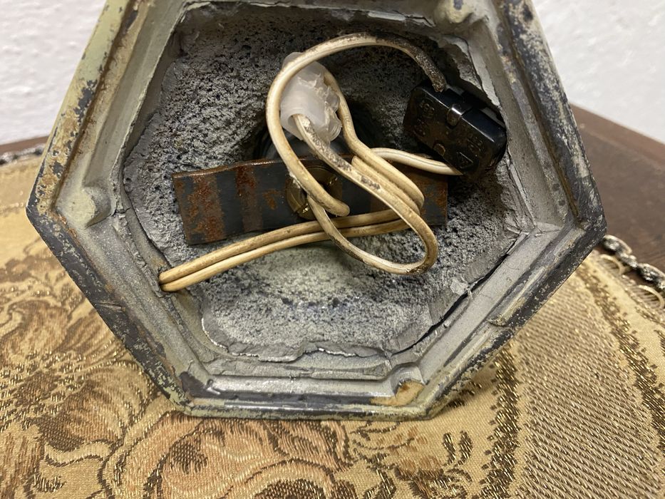 Винтидж настолни лампи калай 1950–1965 Германия