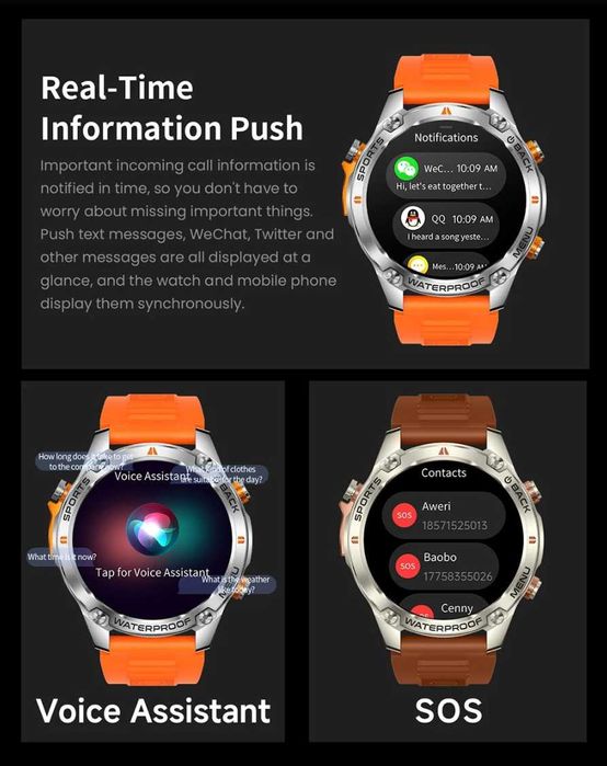 Microwear G100 GPS Smartwatch