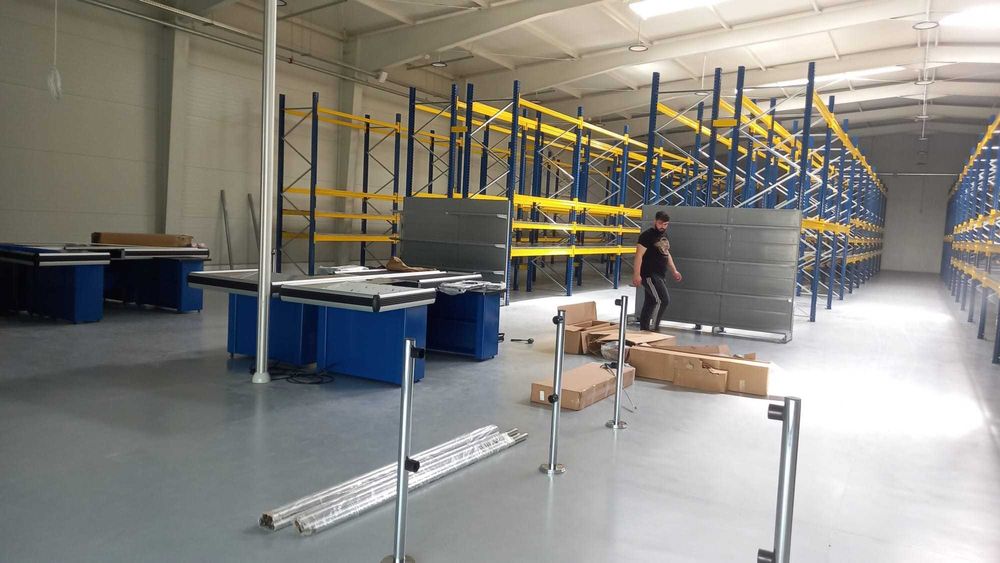 Rafturi metalice industriale pentru paleti