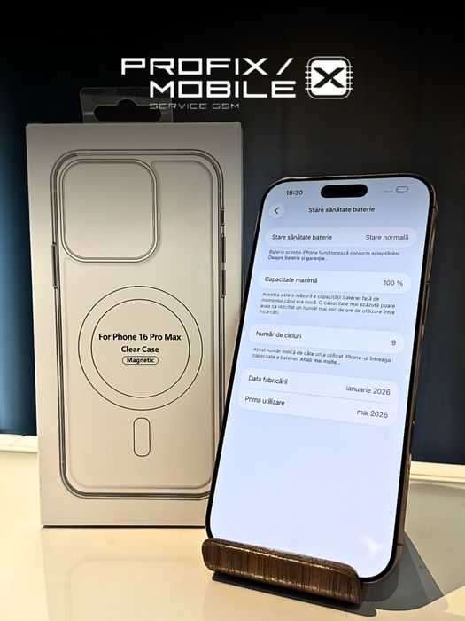 iPhone 16 Pro Max 256GB Impecabil/Garantie/ Rate/ Avans 0