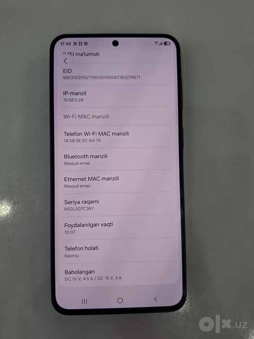 Samsung A57 8/256 Xolati Yangi