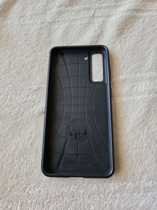 Pachet husa Spigen + folie sticla Spigen pt Samsung S21 FE