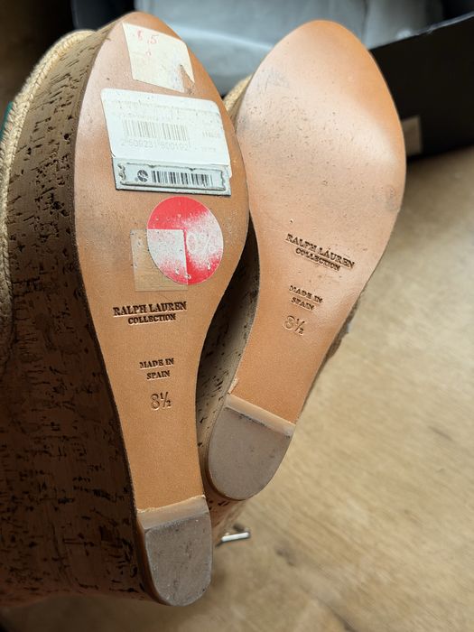 Кожаные босоножки Ralph Lauren 38