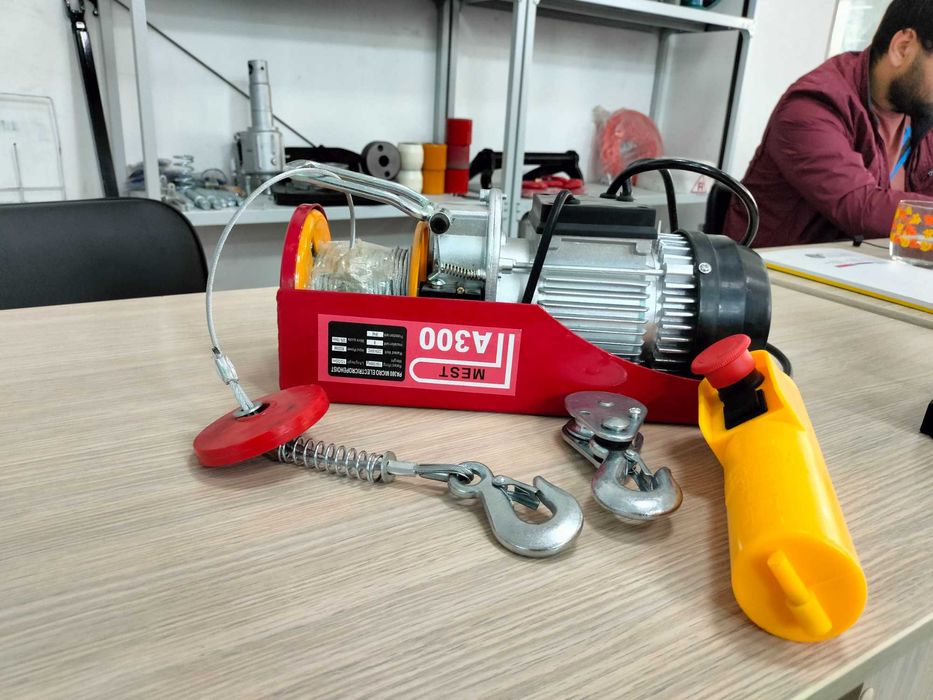 Электрическая лебедка MEST PA300 таль, тельфер, лебедка кран