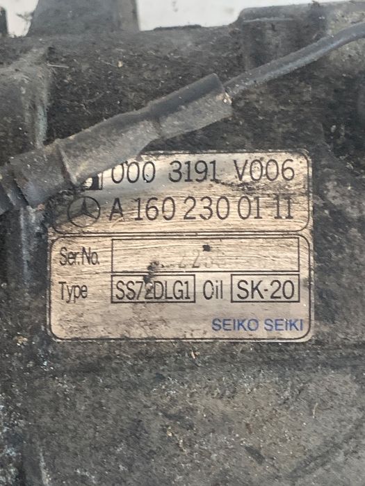 Compresor Ac Smart Fortwo Cabrio 450 2004 - 2007 0.6B Oem A1602300111