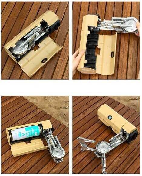 Компактная складная газовая плита для кемпинга pl28