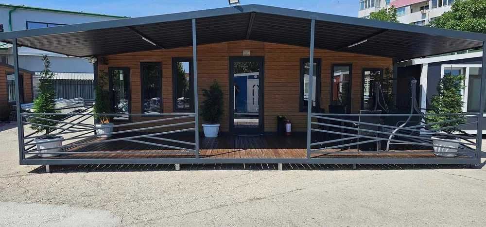 НА ИЗПЛАЩАНЕ - Сглобяема къща + веранда - 63м2