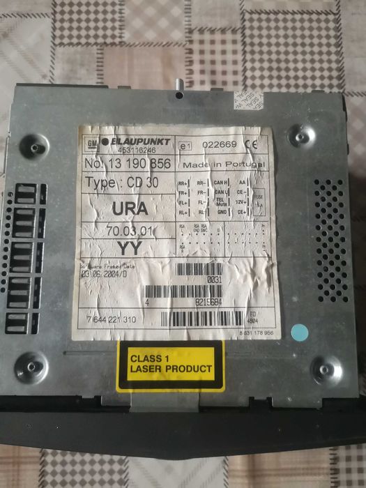 Radio, CD Player Opel Astra H